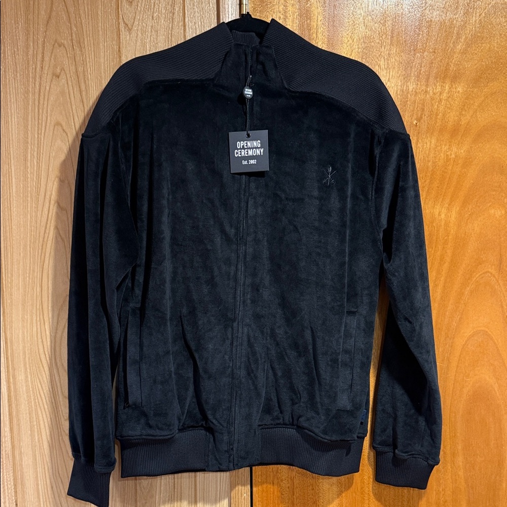 Men’s Opening Ceremony Velvet Black Jacket